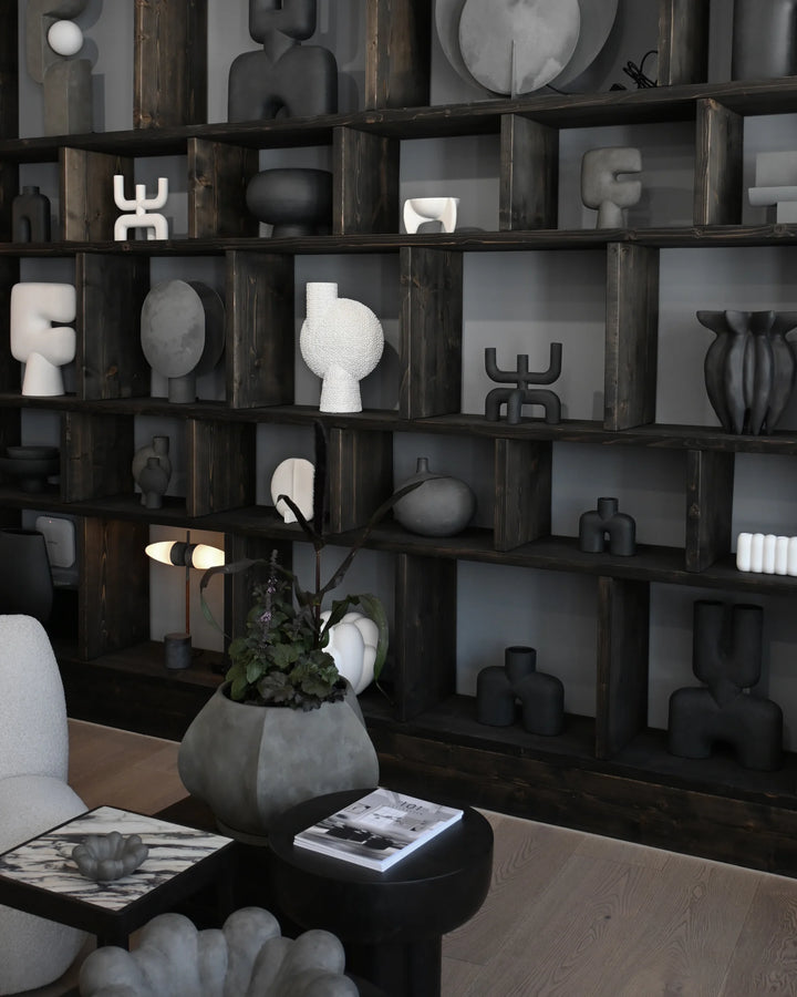 Sphere Vase Bubl Shisen, Big - Bone White Vases 101 Copenhagen   