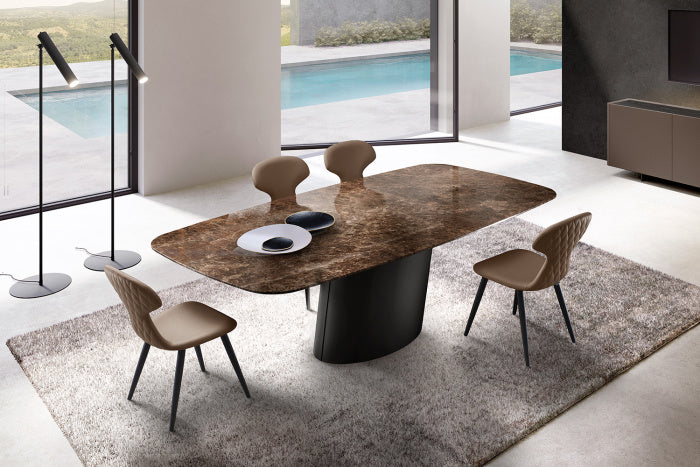 DORADO MARBLE TOP DINING TABLE Kitchen & Dining Room Tables Eforma   
