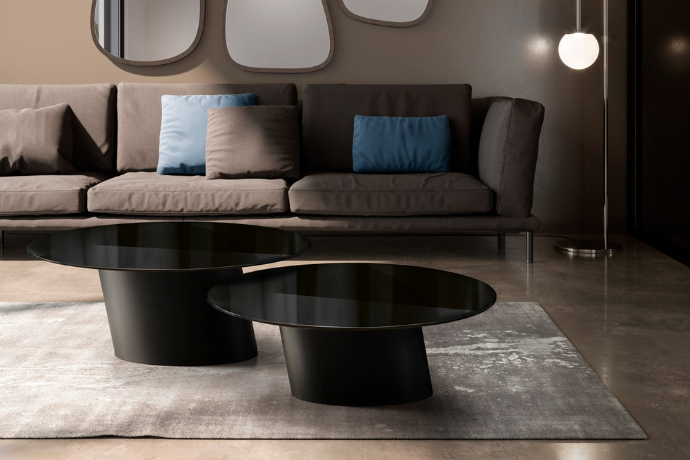 DORADO LOW GLASS TOP COFFEE TABLE Coffee Tables Eforma   