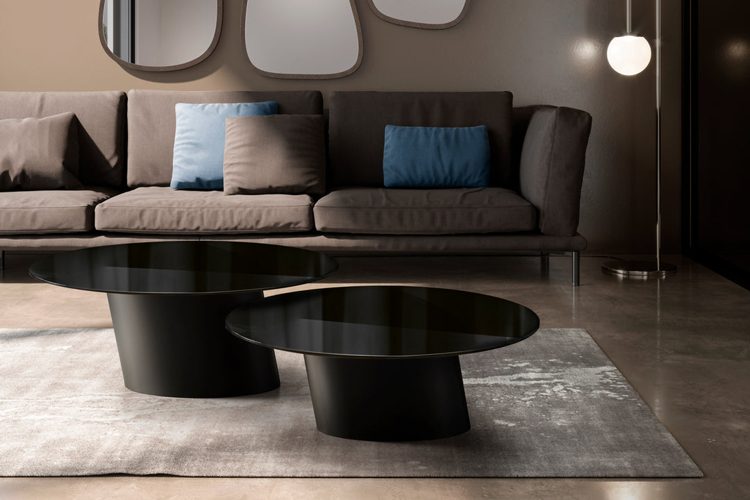 DORADO LOW GLASS TOP COFFEE TABLE Coffee Tables Eforma   