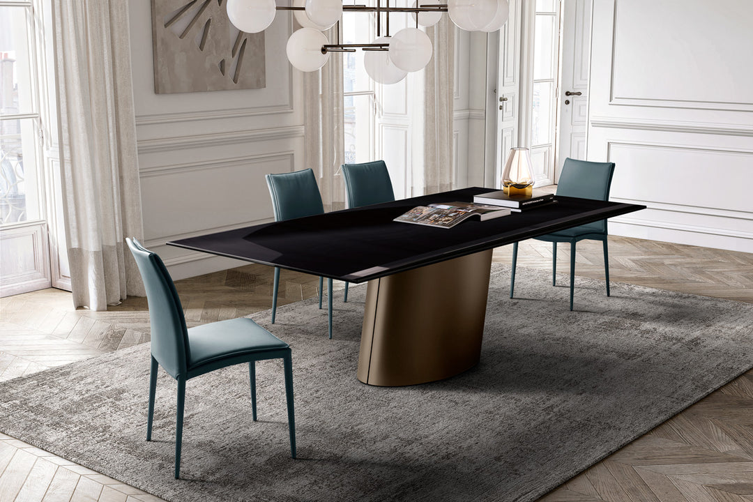 DORADO GLASS TOP DINING TABLE Kitchen & Dining Room Tables Eforma   