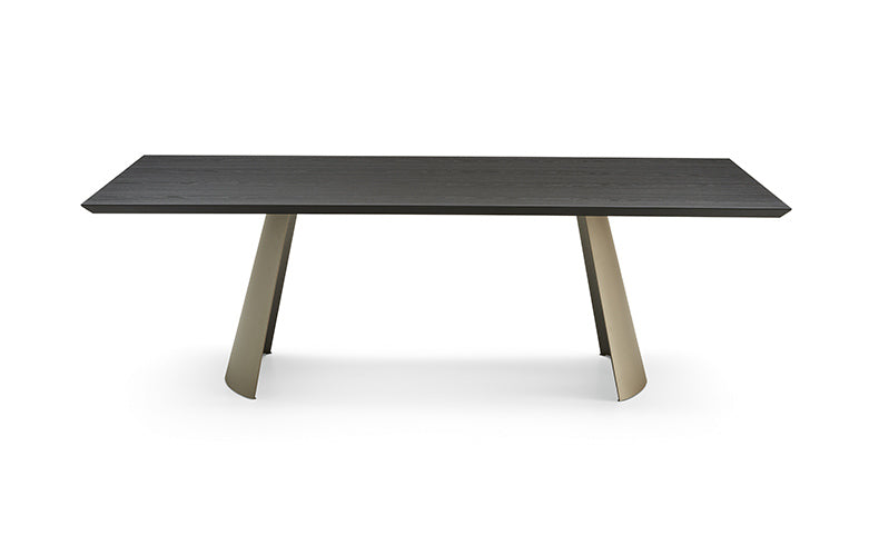 DORIAN WOOD TOP DINING TABLE Kitchen & Dining Room Tables Eforma   