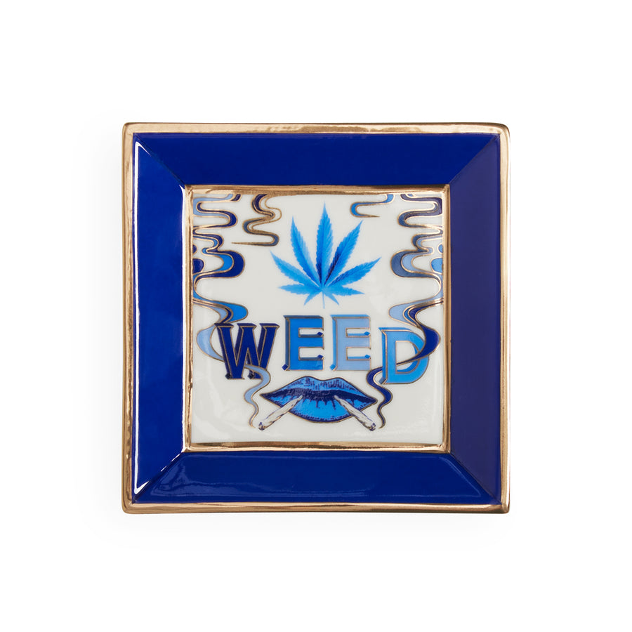 Druggist Weed Square Tray Jonathan Adler Default Title