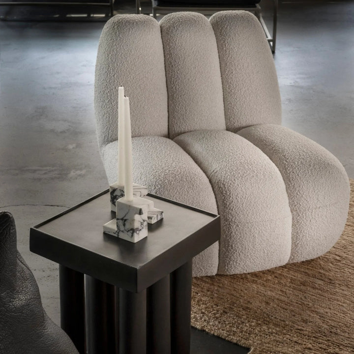 Brick Candle Holder, Tall - Calacatta Vases 101 Copenhagen   