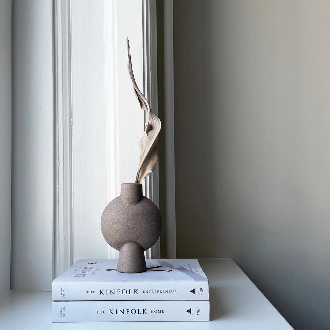 Sphere Vase Bubl, Mini - Taupe Vases 101 Copenhagen   
