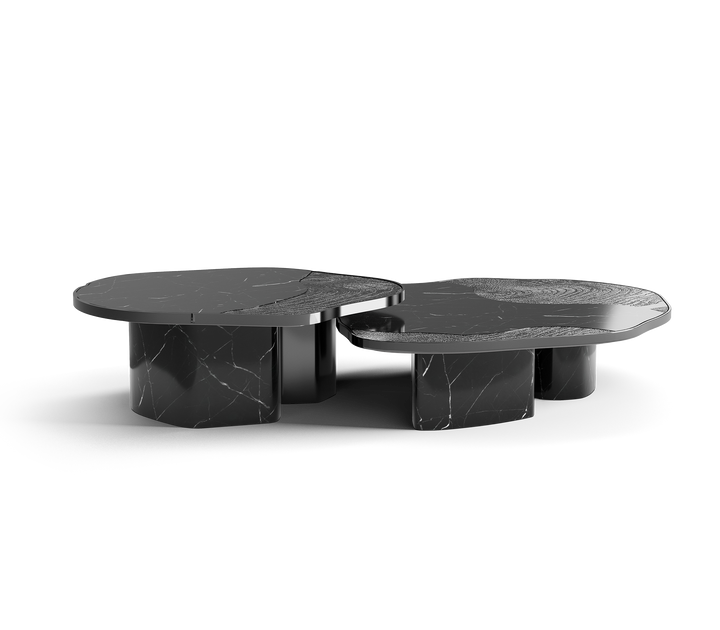 ophelia portoro marble and gold center table - Image 35
