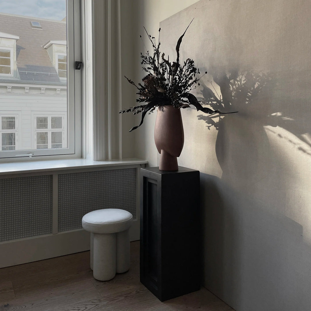 Sphere Vase Square, Big - Terracotta Vases 101 Copenhagen   