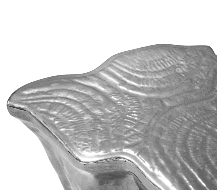 Eden Ceramic Silver Side Table  Boca Do Lobo   