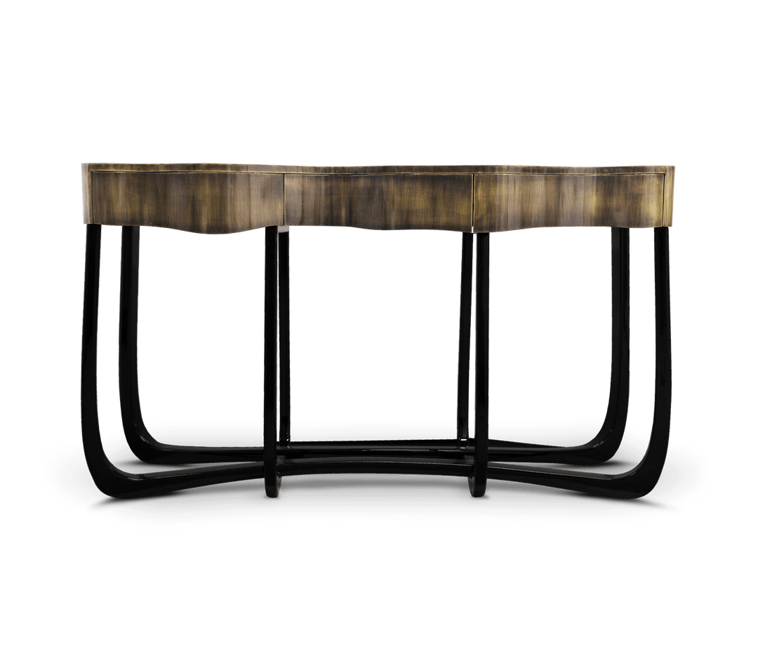 Sinuous Gold Console  Boca Do Lobo Dark Patina  