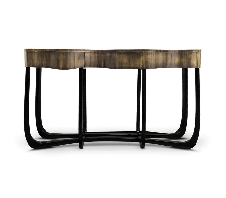 Sinuous Gold Console  Boca Do Lobo Dark Patina  