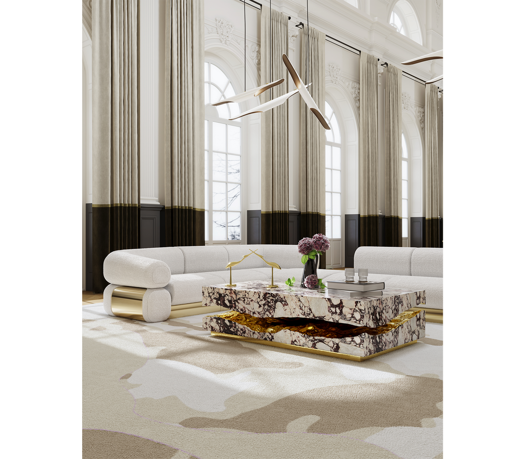 quarry carrara marble center table - Image 34
