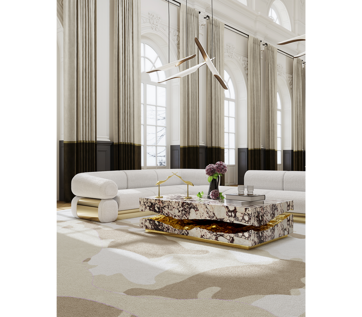 quarry carrara marble center table - Image 34