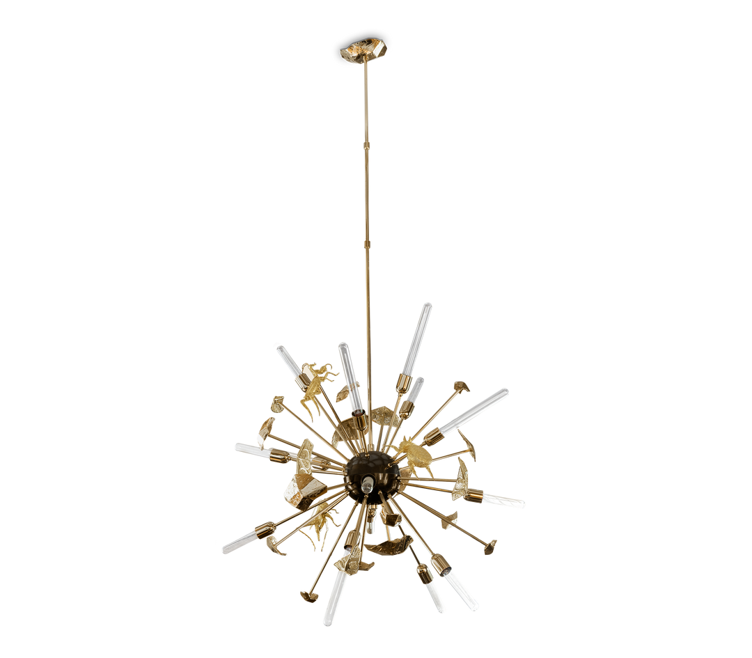 supernova chandelier Lighting Boca Do Lobo Filigree