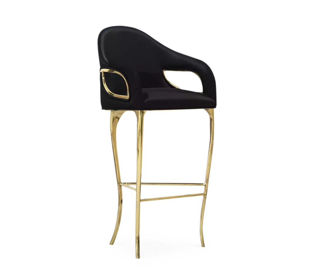 Chandra High Back Bar Stool  KOKET   