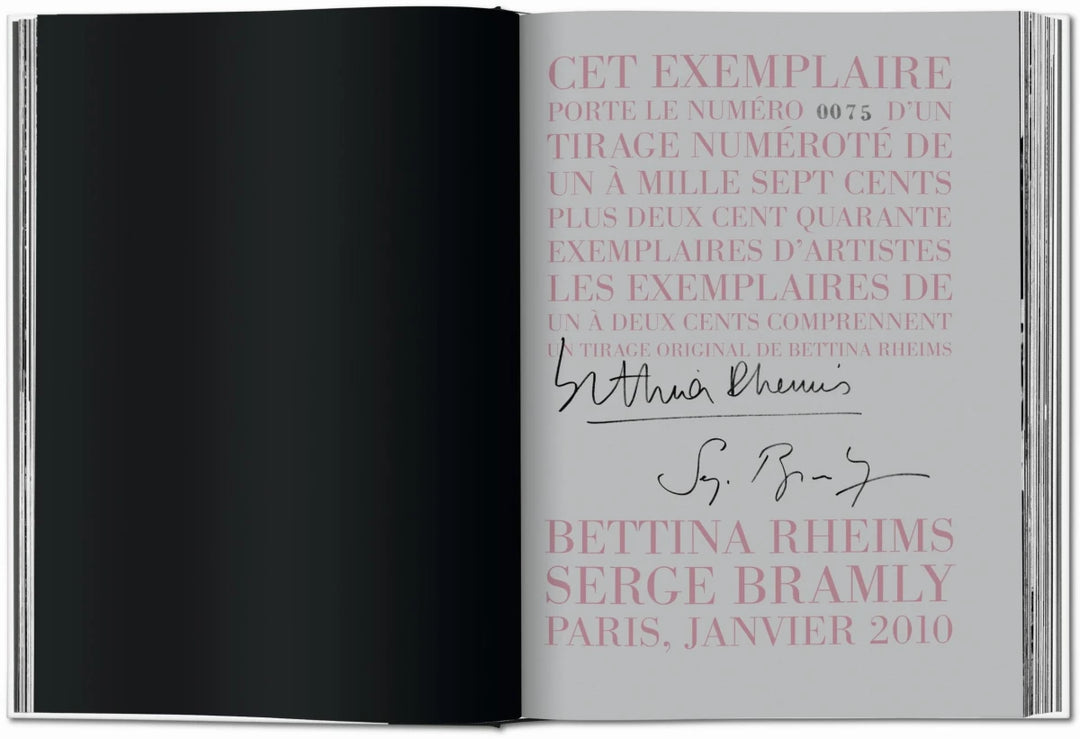 Bettina Rheims/Serge Bramly. Rose, c'est Paris Print Books Taschen   