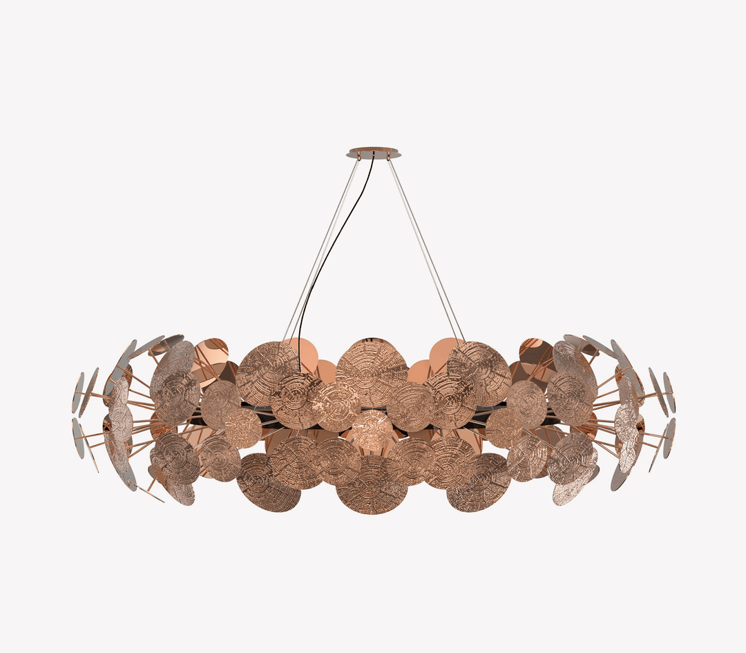 newton chandelier Lighting Boca Do Lobo Copper