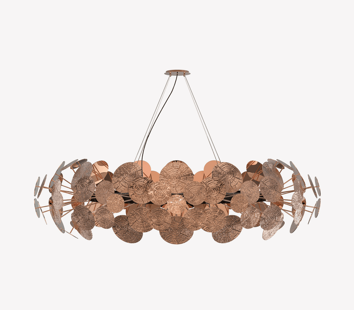 newton chandelier Lighting Boca Do Lobo Copper