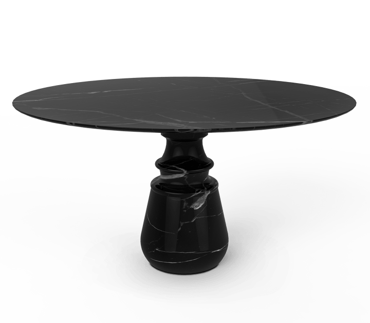 Pietra Round Estremoz Dining Table  Boca Do Lobo Nero Marquina Marble  