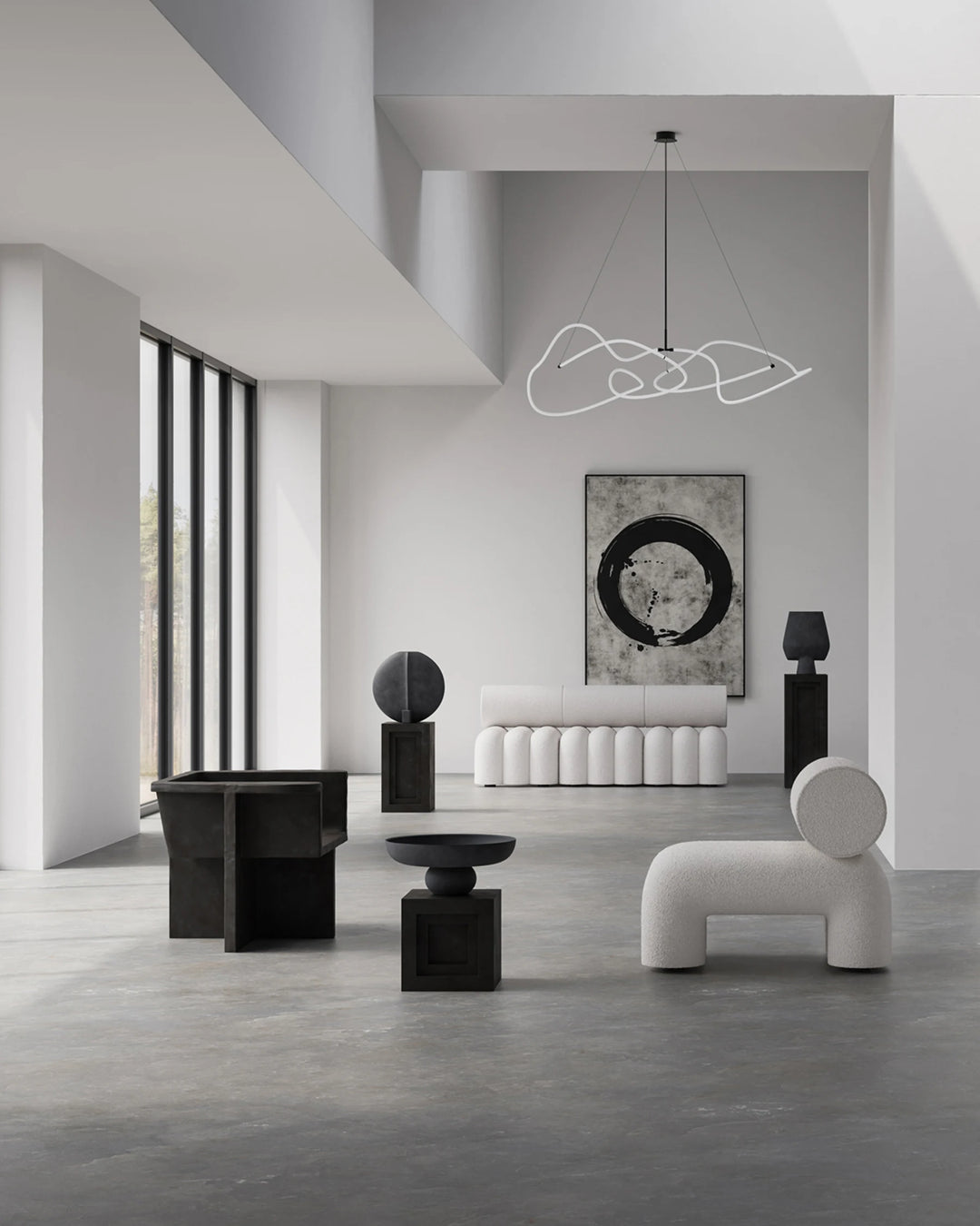 Baburu Bowl, Big - Black Decorative Bowl 101 Copenhagen   