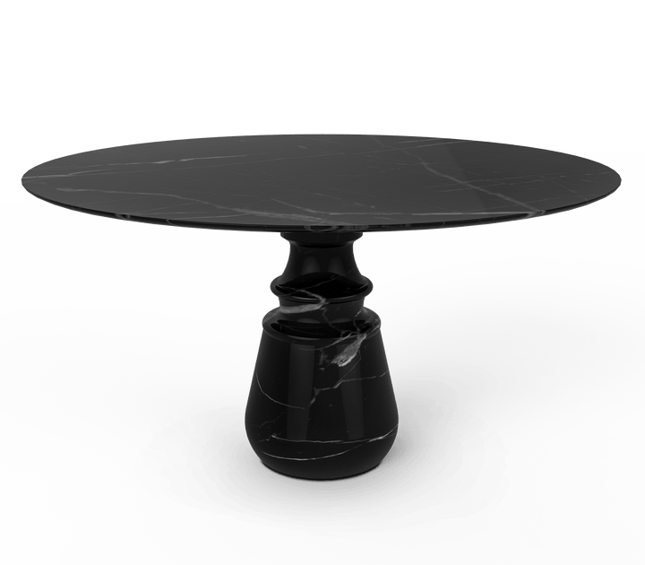 pietra round estremoz dining table Dining Tables Boca Do Lobo Nero Marquina Marble