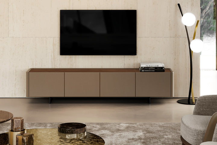 Alma Upholstered TV Stand Tv Stands Eforma