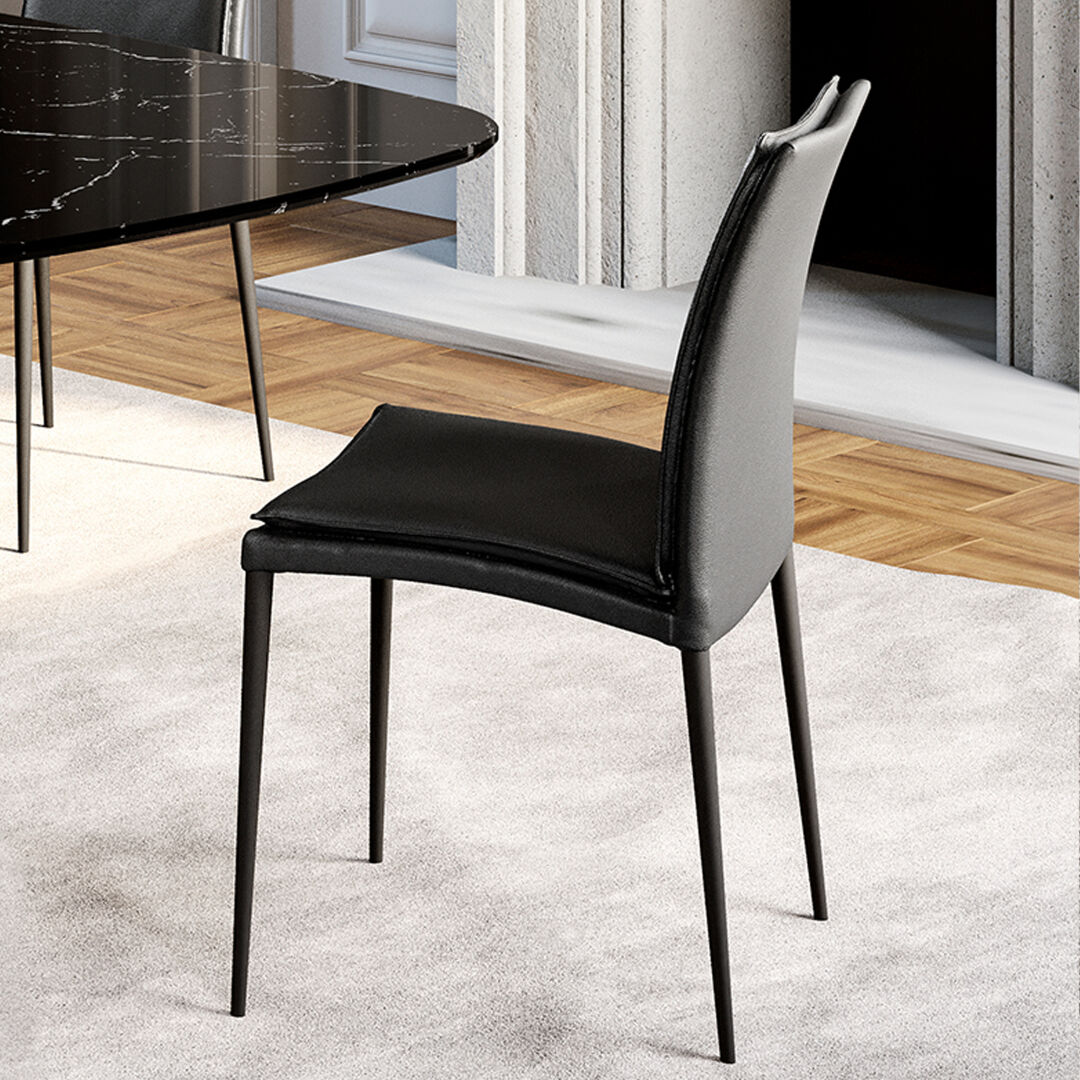 ASIA SOFT METAL DINING CHAIR Kitchen & Dining Room Chairs Eforma   