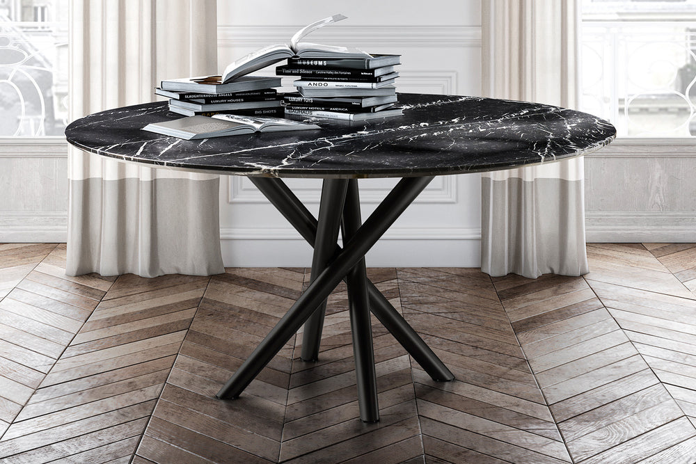 Baly Round Dining Table Dining Tables Eforma