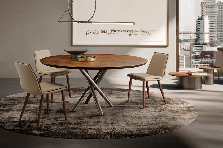 Baly Round Dining Table Dining Tables Eforma