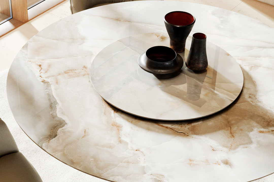 Baly Round Dining Table Dining Tables Eforma