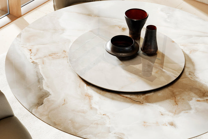 Baly Round Dining Table Dining Tables Eforma