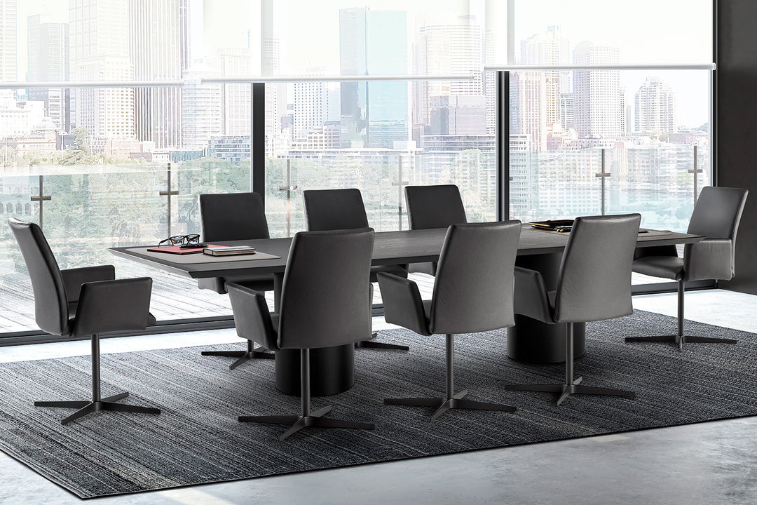 Cilindro Double Pedestal Dining Table Dining Tables Eforma