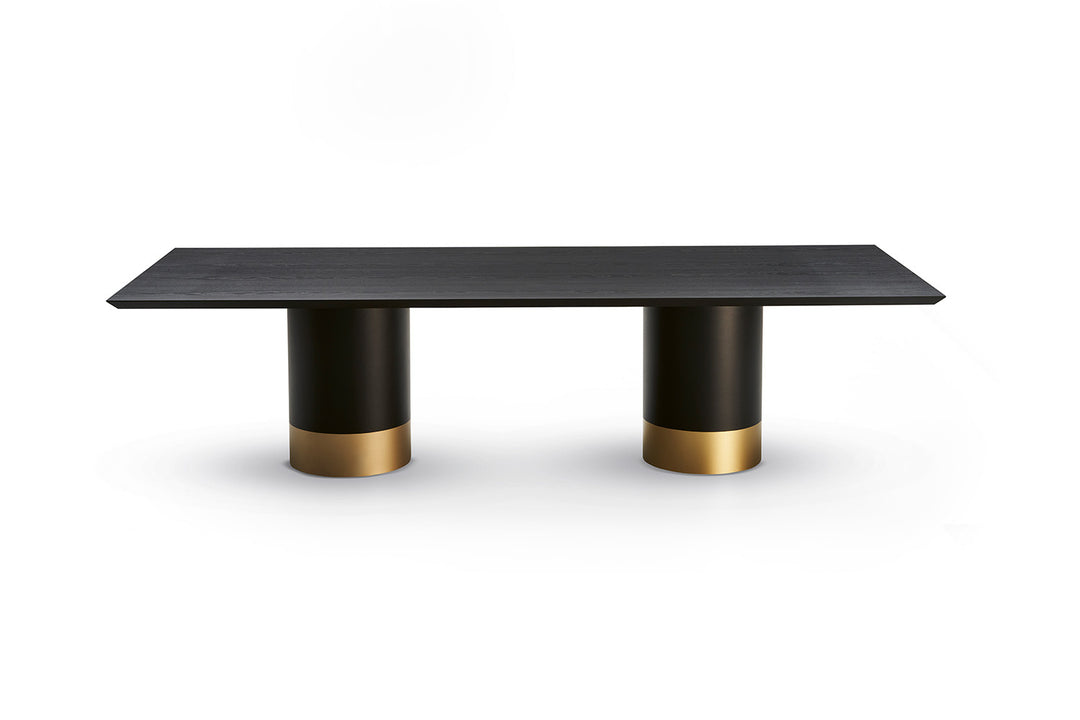 Cilindro Double Pedestal Dining Table Dining Tables Eforma