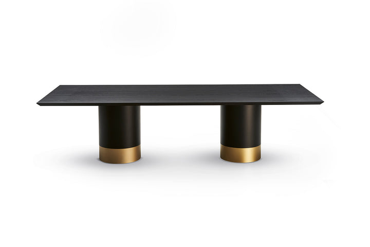 Cilindro Double Pedestal Dining Table Dining Tables Eforma