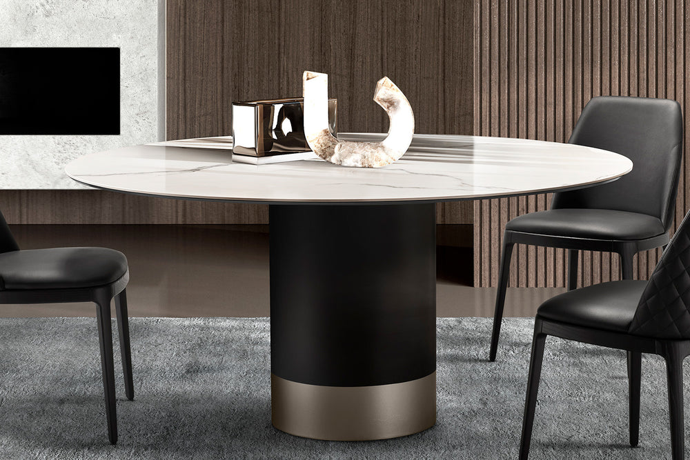 Cilindro Round Dining Table Dining Tables Eforma