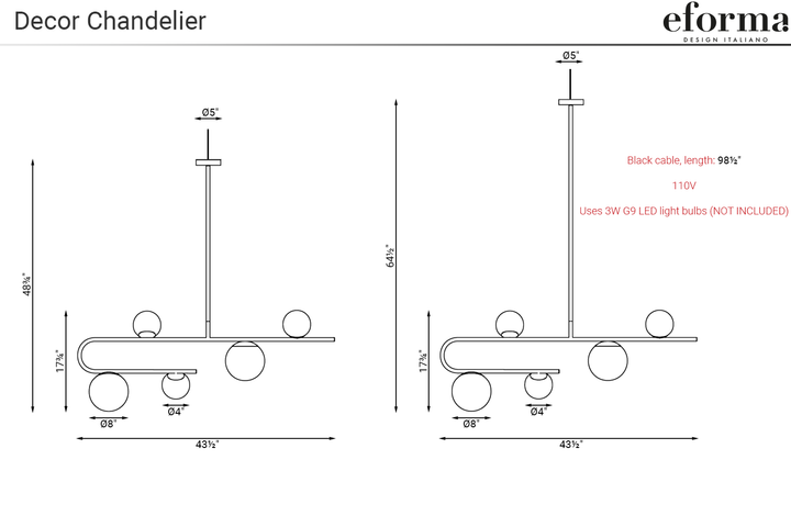 Decor Chandelier Ceiling Lights Eforma
