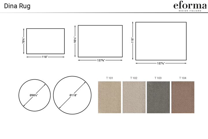 Dina Rug Rugs Eforma