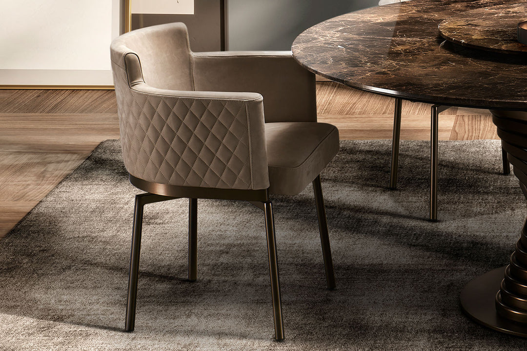 Ely Swivel Dining Armchair Dining Chairs Eforma