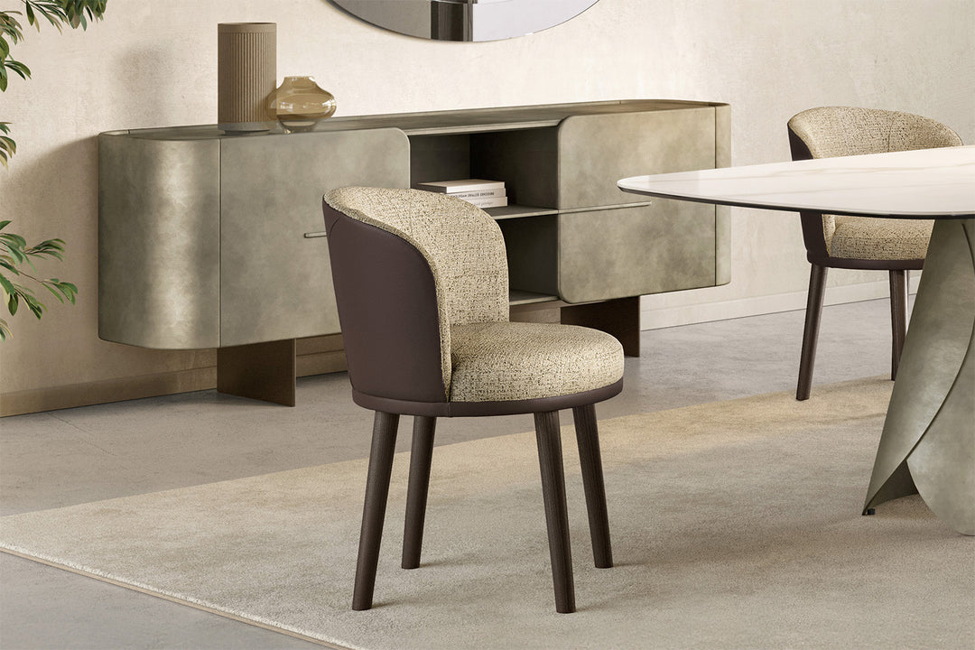 Ginger Wood Bicolor Dining Chair Dining Chairs Eforma