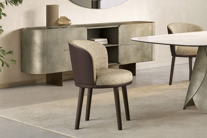 Ginger Wood Bicolor Dining Chair Dining Chairs Eforma
