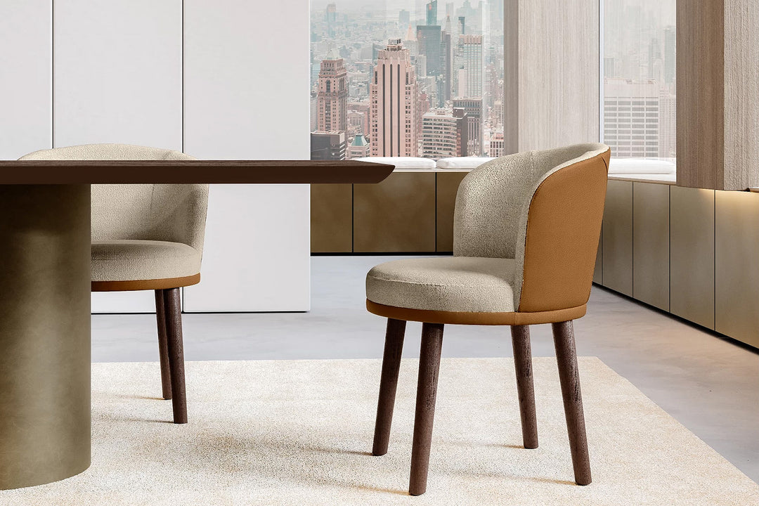 Ginger Wood Bicolor Dining Chair Dining Chairs Eforma