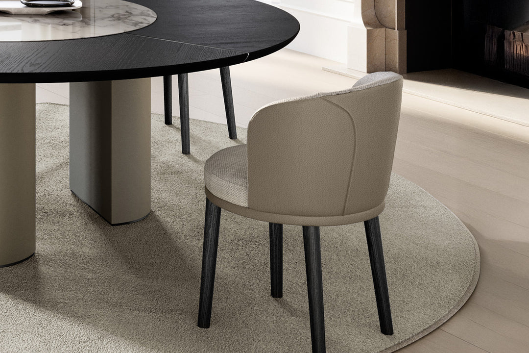Ginger Wood Bicolor Dining Chair Dining Chairs Eforma