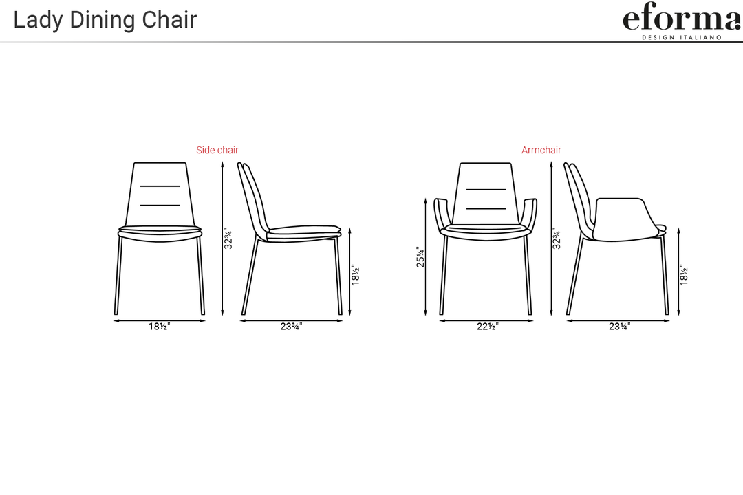 Lady Dining Chair Dining Chairs Eforma