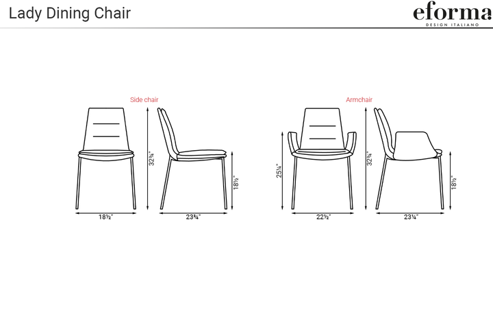 Lady Dining Chair Dining Chairs Eforma