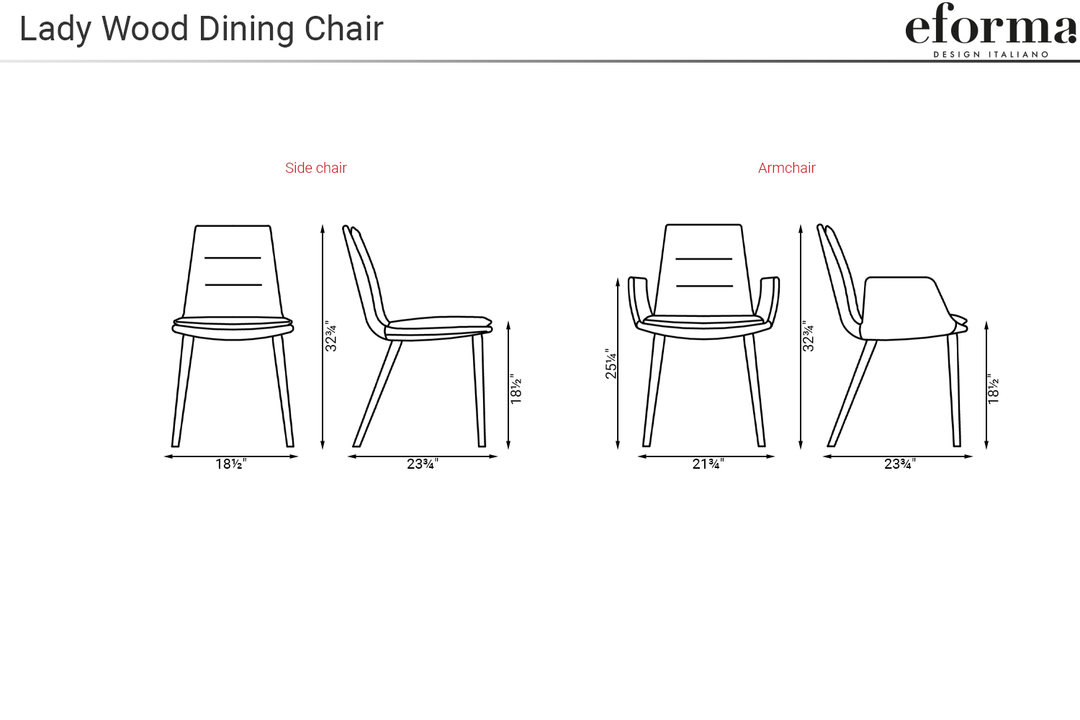 Lady Wood Dining Chair Dining Chairs Eforma