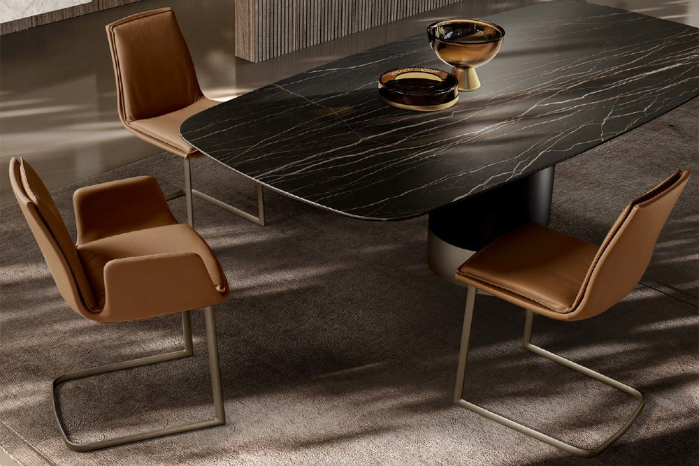 Lara Cantilever Dining Chair Dining Chairs Eforma