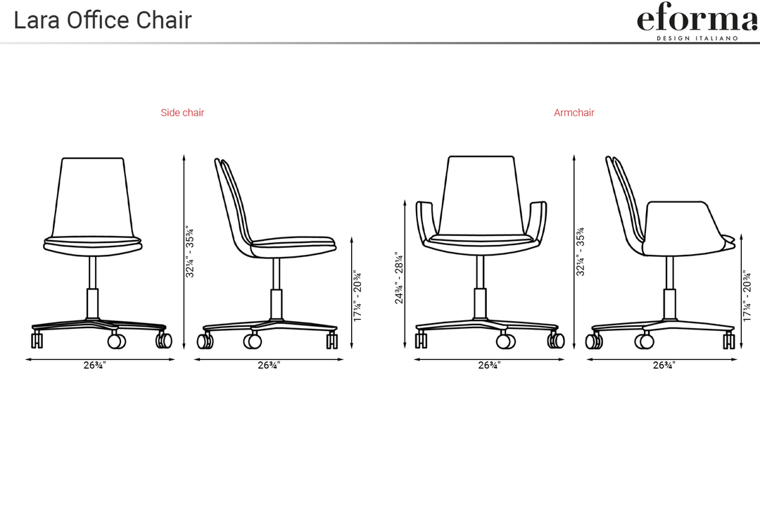 Lara Office Chair Office Chairs Eforma