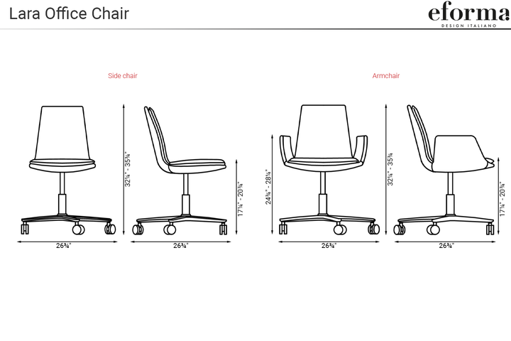 Lara Office Chair Office Chairs Eforma