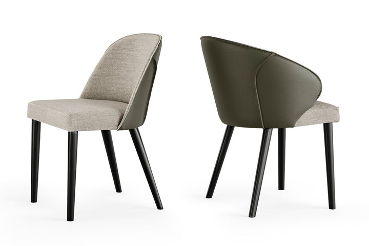Manta Bicolor Dining Chair Dining Chairs Eforma