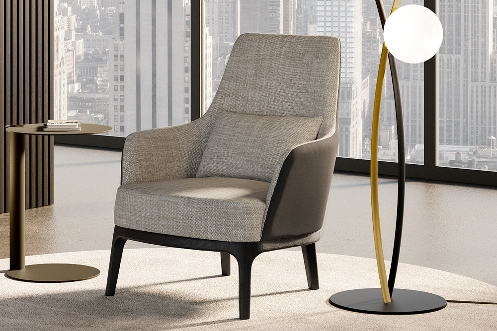 Max Bicolor Lounge Chair Chairs Eforma