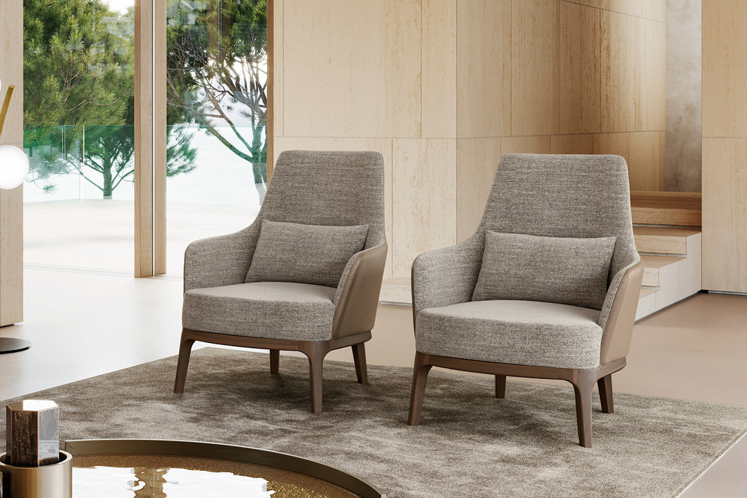 Max Bicolor Lounge Chair Chairs Eforma
